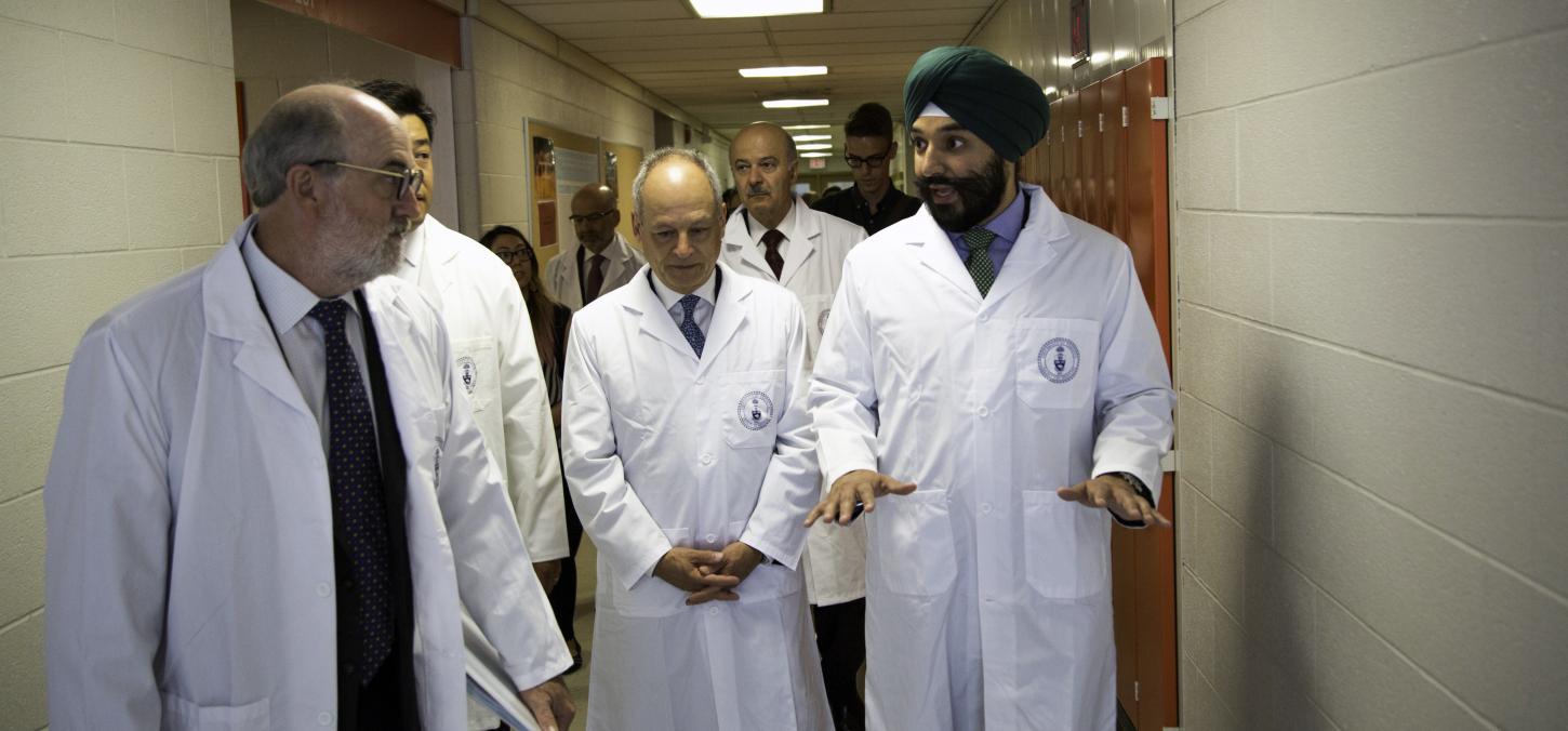 UofT leaders meet with government at renovations grant announcement