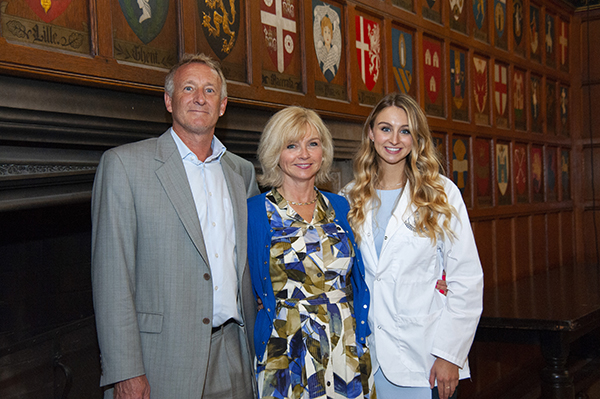 Avery and her family at White Coat