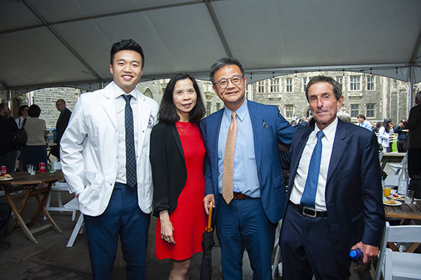 Andrew and family at White Coat