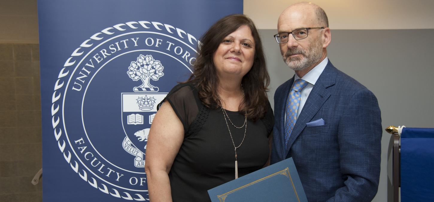 Theresa Schiralli with Dean Haas