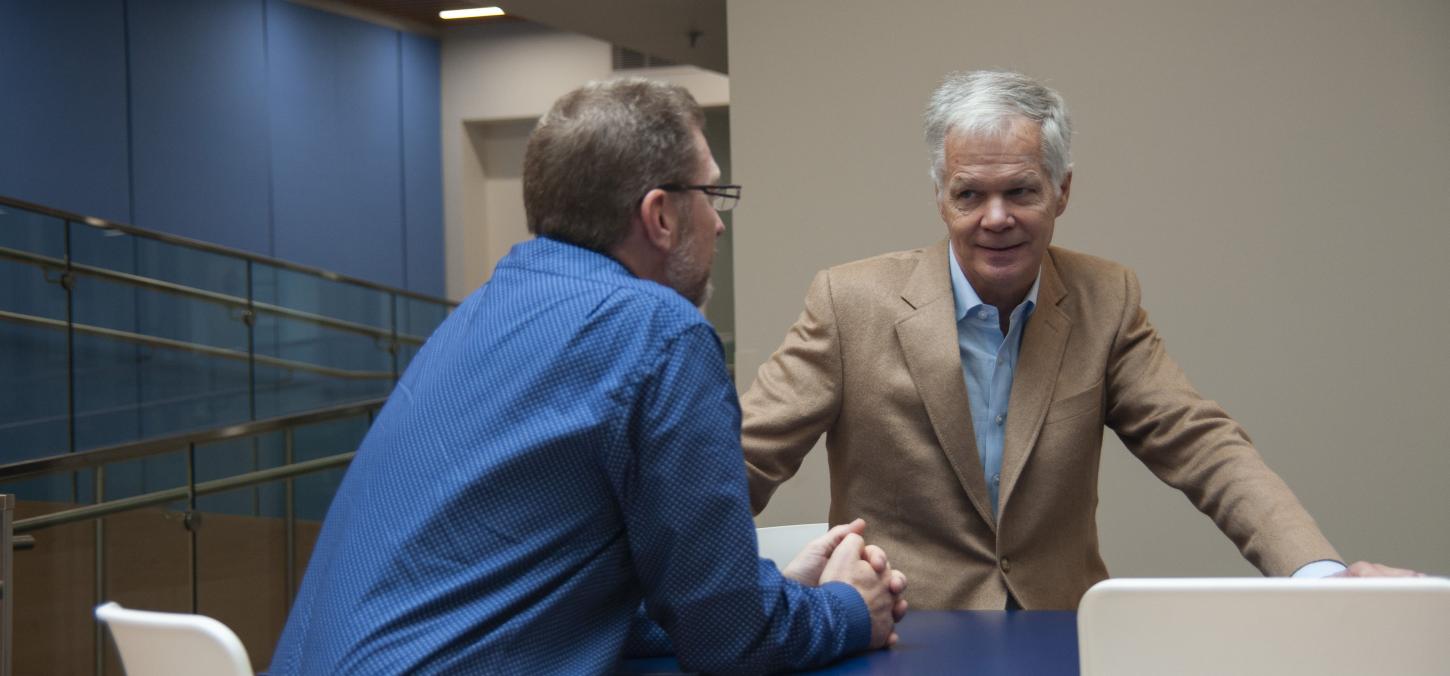 Chris McCulloch with Boris Hinz