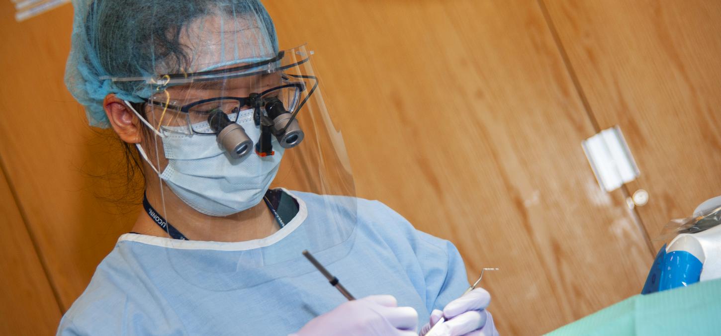 Dentist in PPE