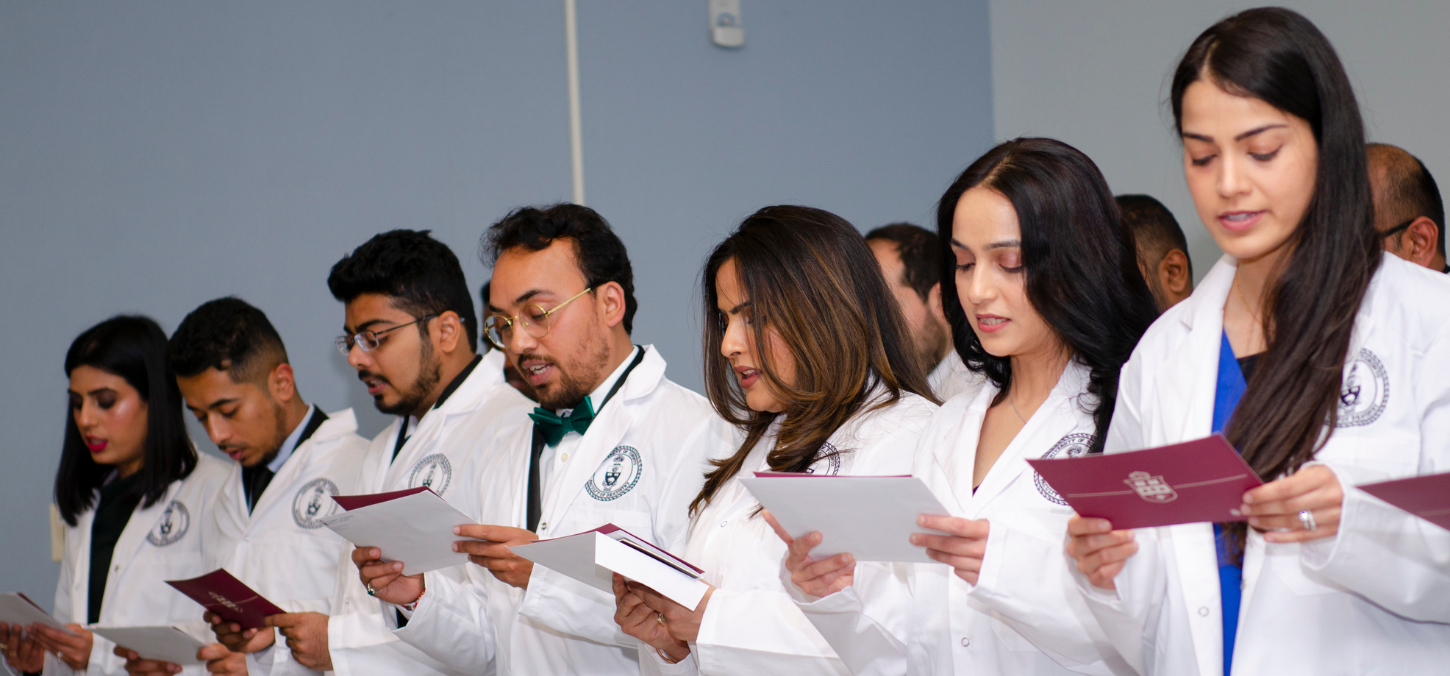 IDAPP Students at the White Coat ceremony