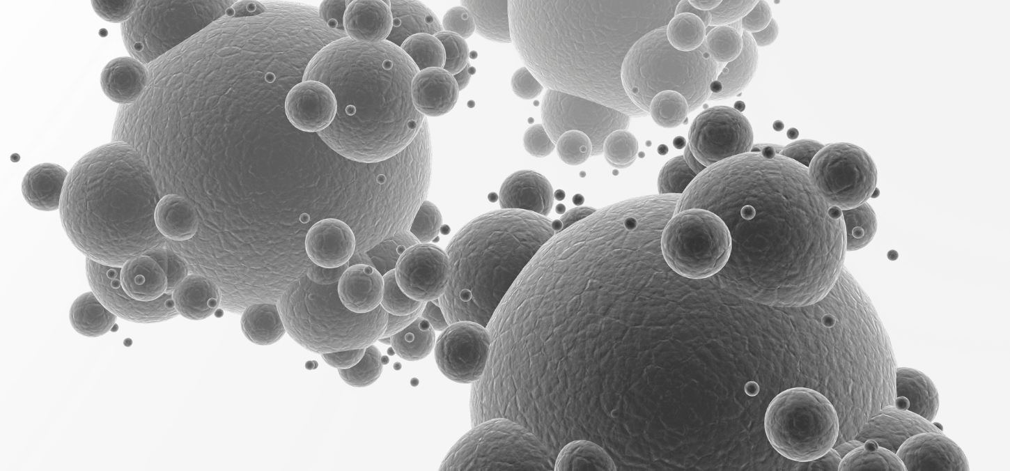 Computer artwork depicting nano particles.