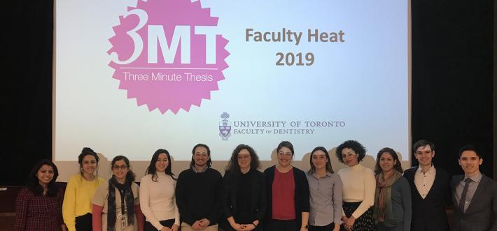 3 Minute thesis contestants