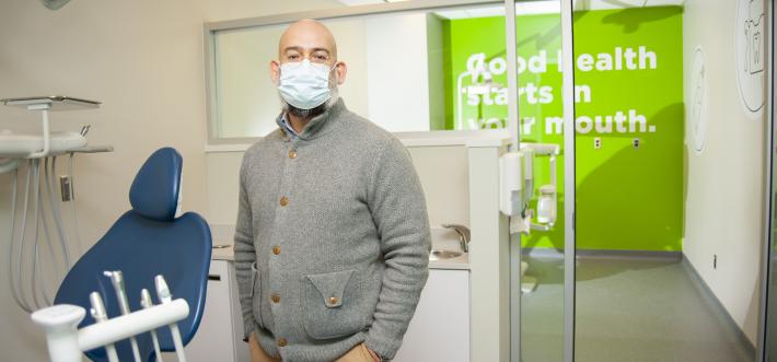 Carlos Quiñonez in the Green Shield Canada Clinic