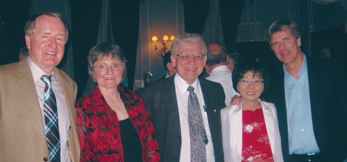 Members of the Class of 7T3 at Gala