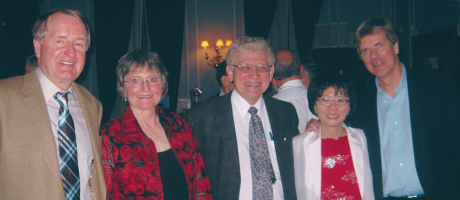 Members of the Class of 7T3 at Gala