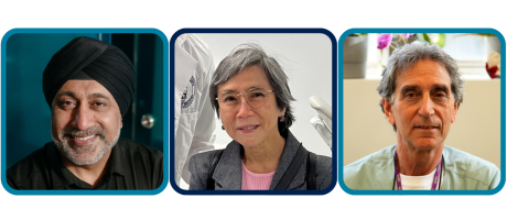 3 headshots of Bobby Chagger, Norma Chou and Joel Rosenbloom